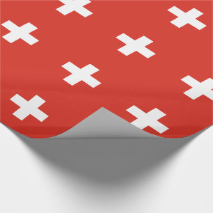 Switzerland Flag Wrapping Paper