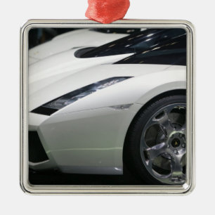 SWITZERLAND, GENEVA: 75th Annual Geneva Auto 11 Metal Tree Decoration