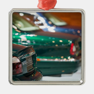 SWITZERLAND, GENEVA: 75th Annual Geneva Auto 4 Metal Tree Decoration