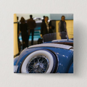 SWITZERLAND, GENEVA: 75th Annual Geneva Auto 7 15 Cm Square Badge