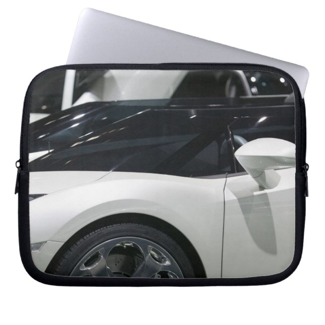 SWITZERLAND, GENEVA: 75th Annual Geneva Auto 9 Laptop Sleeve (Front)