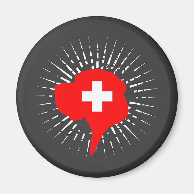 Switzerland Great Dane Magnet (Front)