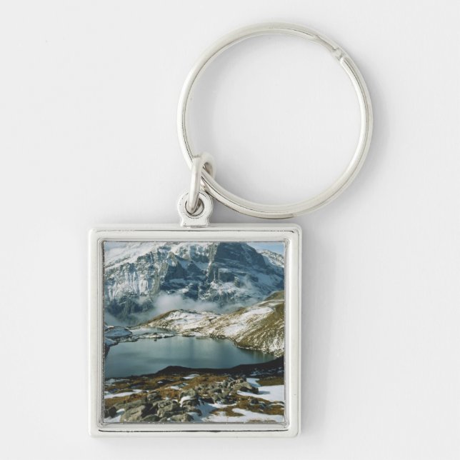 Switzerland, Grindelwald, Bernese Alps, View Key Ring (Front)