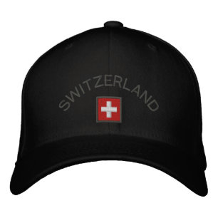 Switzerland Hat With Swiss Flag