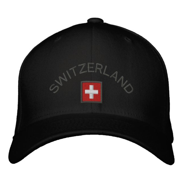 Switzerland Hat With Swiss Flag (Front)