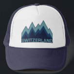 SWITZERLAND hats<br><div class="desc">Using the “customise it” function,  you can change (edit) the background colour of this item and add your own text if you wish. See my store for more Switzerland items.</div>