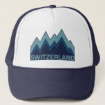 SWITZERLAND hats<br><div class="desc">Using the “customise it” function,  you can change (edit) the background colour of this item and add your own text if you wish. See my store for more Switzerland items.</div>