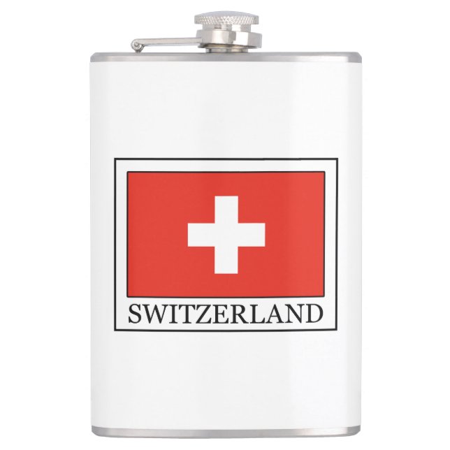 Switzerland Hip Flask (Front)