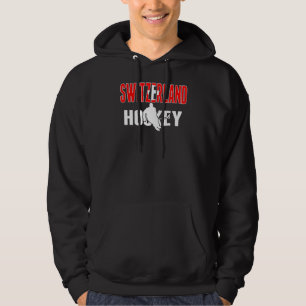 Switzerland Ice Hockey     Swiss Hockey Team Suppo Hoodie