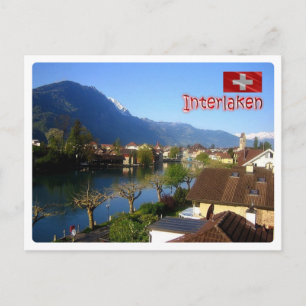 Switzerland - Interlaken - Postcard