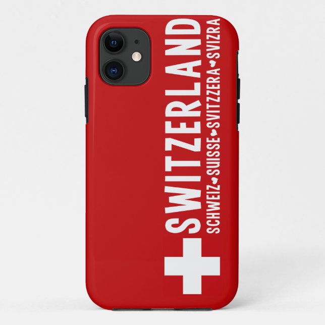 SWITZERLAND iPhone case (Back)