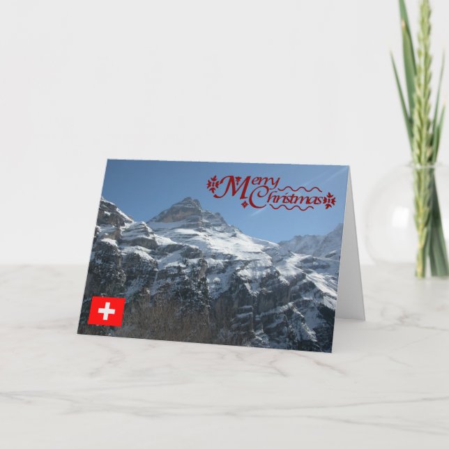 Switzerland, Jungfrau region, Eiger Holiday Card (Front)