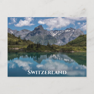Switzerland Lake Trubsee Travel Photo Postcard