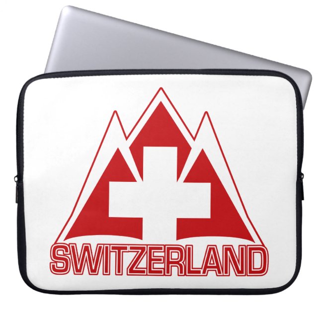 SWITZERLAND laptop sleeves (Front)