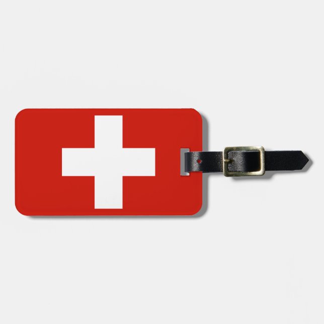 Switzerland Luggage Tag (Front Horizontal)