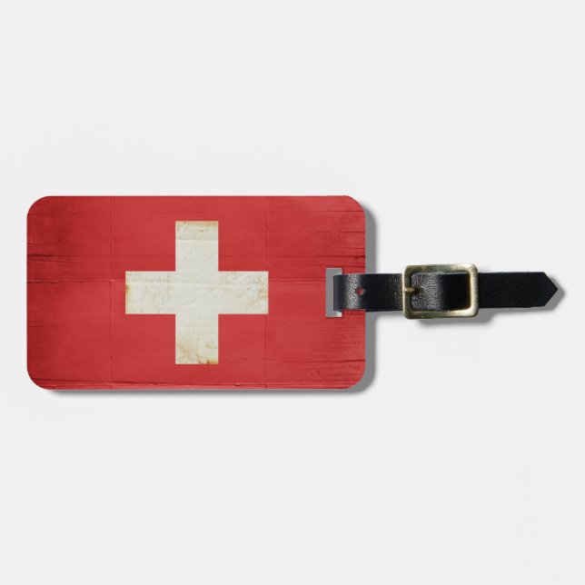 Switzerland Luggage Tag (Front Horizontal)
