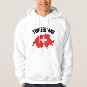Switzerland Map Flag Hoodie