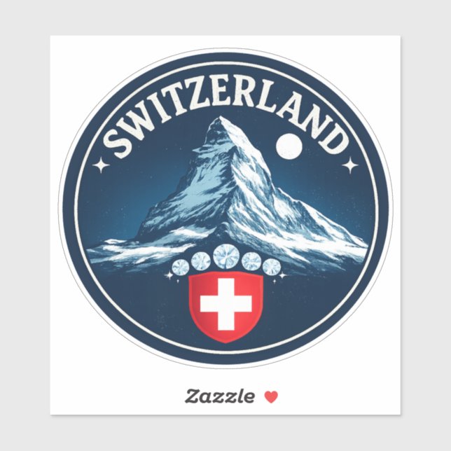 Switzerland Matterhorn Heritage Badge (Sheet)
