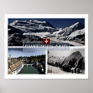 Switzerland - Mosaic - Poster