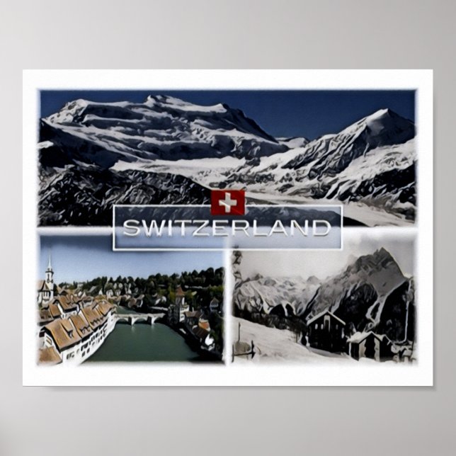Switzerland - Mosaic - Poster (Front)