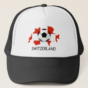 Switzerland national flag, beautiful country flag trucker hat