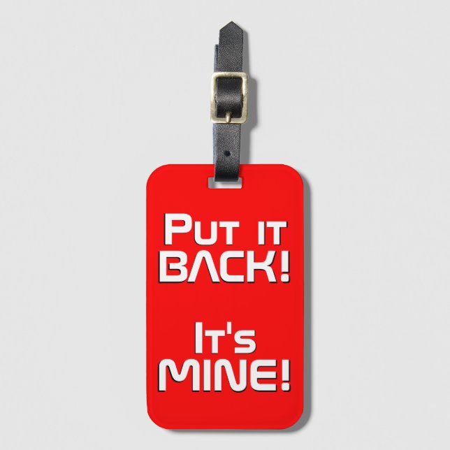 Switzerland National Flag Patriotic Luggage Tag (Front Vertical)