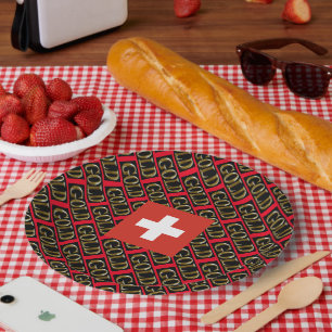 SWITZERLAND   PAPER PLATE