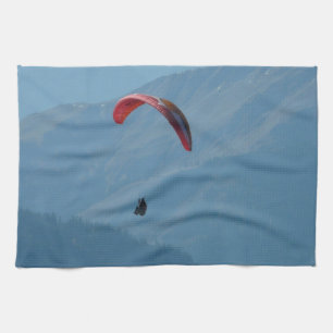 Switzerland Paraglider Tea Towel