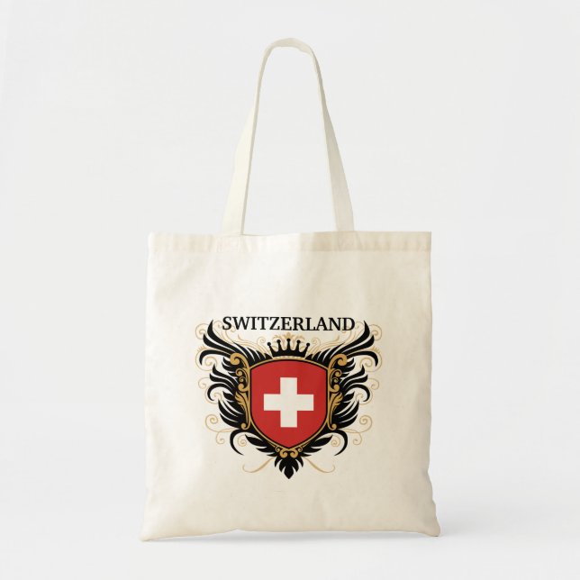 Switzerland [personalise] tote bag (Front)