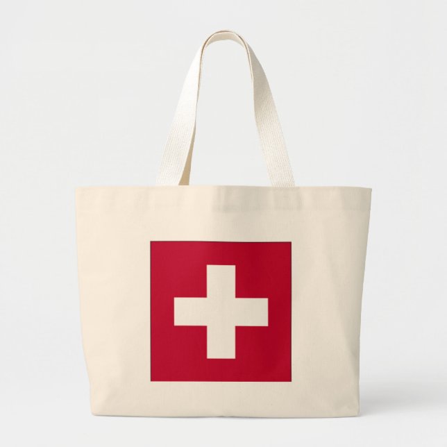 Switzerland Products & Designs! Large Tote Bag (Front)