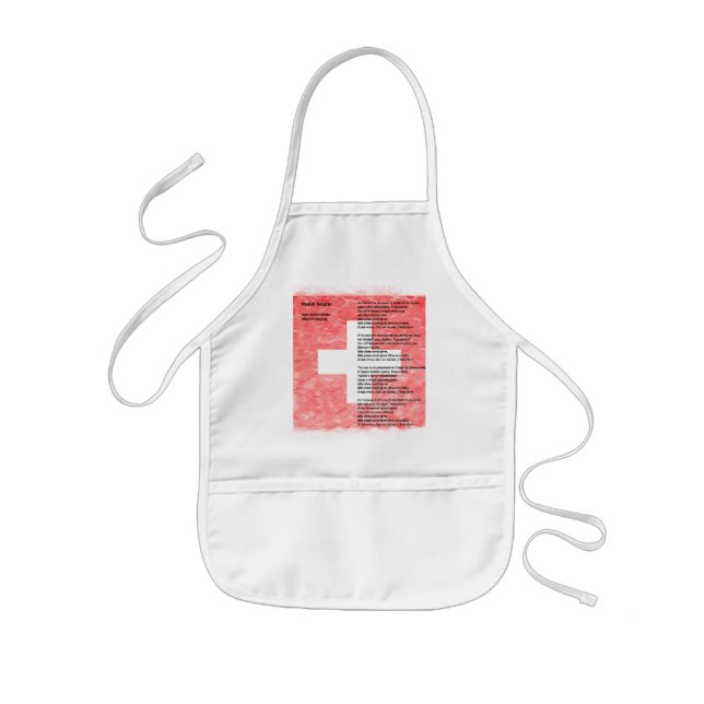 Switzerland - Psalm svizzer Kids Apron (Front)