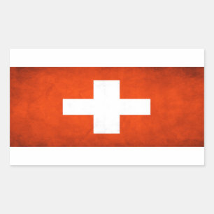 Switzerland Rectangular Sticker