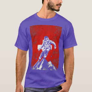 Switzerland Skiing T-Shirt