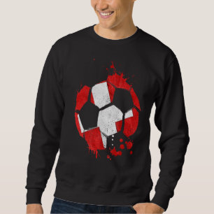Switzerland Soccer Graphic Switzerland Flag Footba Sweatshirt