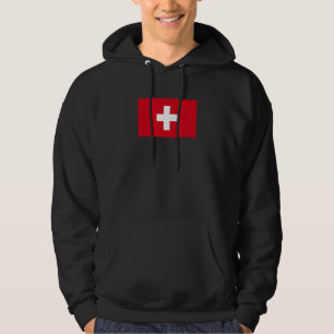 Switzerland Soccer   Switzerland Flag Football Hoodie