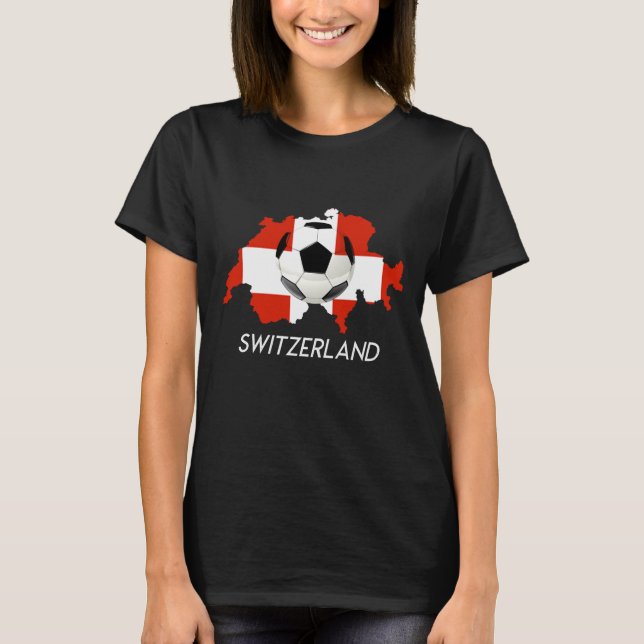 Switzerland soccer Team Supporter T-shirt (Front)