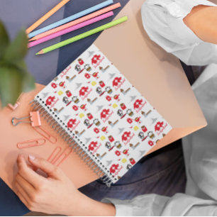 Switzerland Souvenirs Pattern Notebook