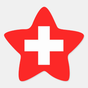 SWITZERLAND STAR STICKER
