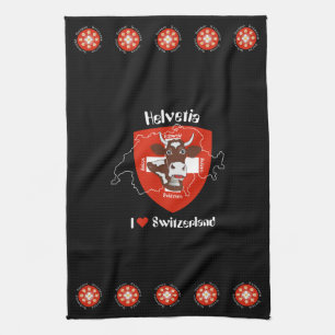 Switzerland - Suisse - Svizzera Dishcloths Tea Towel