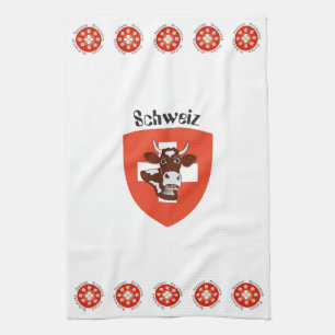Switzerland - Suisse - Svizzera Dishcloths Tea Towel