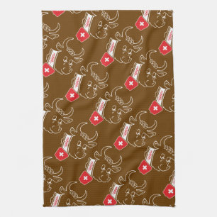 Switzerland - Suisse - Svizzera Dishcloths Tea Towel