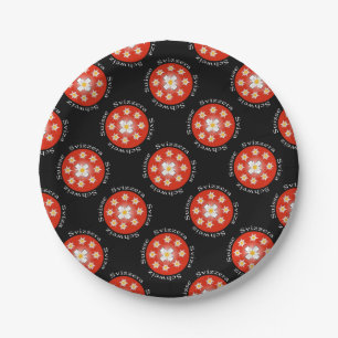 Switzerland - Suisse - Svizzera - Svizra Papptelle Paper Plate