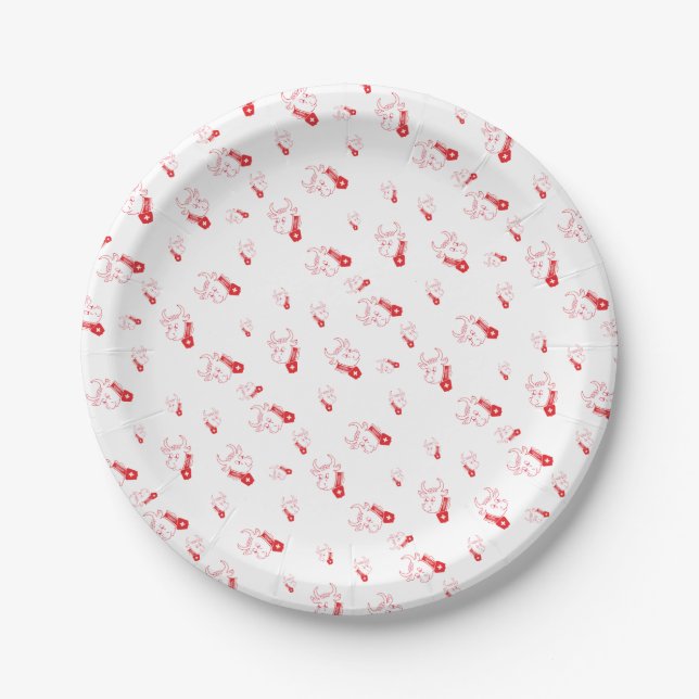 Switzerland - Suisse - Svizzera - Svizra Papptelle Paper Plate (Front)