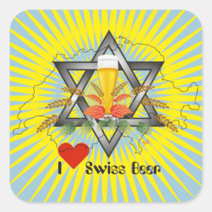 Switzerland - Suisse - Svizzera - Svizra - Switzer Square Sticker
