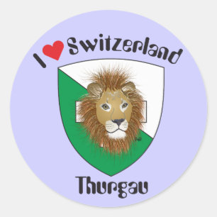 Switzerland Suisse Svizzera Svizra Switzerland Classic Round Sticker