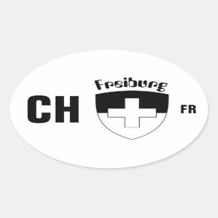Switzerland Suisse Svizzera Svizra Switzerland Oval Sticker