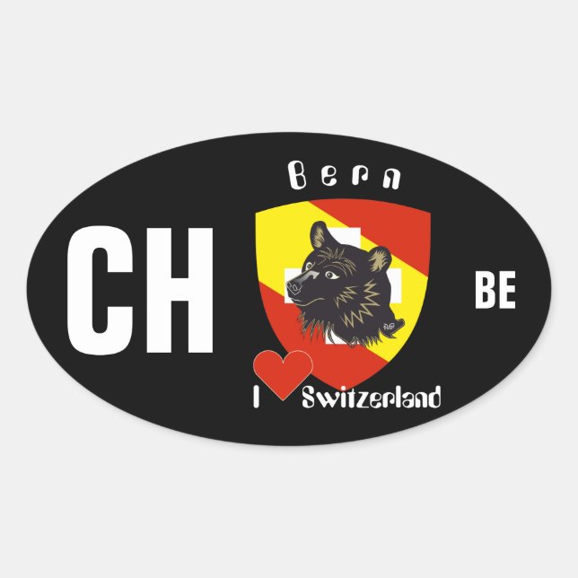 Switzerland Suisse Svizzera Svizra Switzerland Oval Sticker (Front)