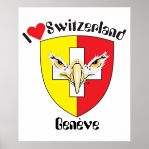 Switzerland, Suisse, Svizzera, Svizra, Switzerland Poster