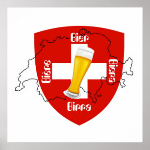 Switzerland, Suisse, Svizzera, Svizra, Switzerland Poster