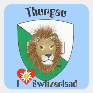 Switzerland Suisse Svizzera Svizra Switzerland Square Sticker